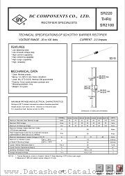 SR240 datasheet pdf DC Components
