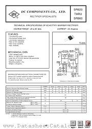 SR860 datasheet pdf DC Components