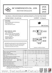 UF2K datasheet pdf DC Components