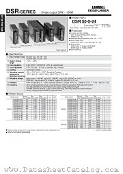 DSR30-15-24 datasheet pdf DENSEI-LAMBDA