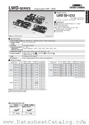 LWD30-0512 datasheet pdf DENSEI-LAMBDA