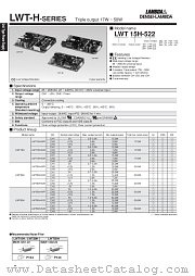 LWT50H-5FF datasheet pdf DENSEI-LAMBDA