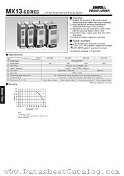 MX13050 datasheet pdf DENSEI-LAMBDA