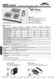 NES240-48 datasheet pdf DENSEI-LAMBDA