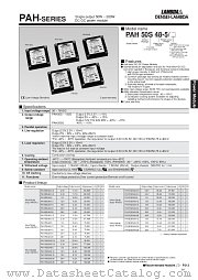 PAH75S48-2.5 datasheet pdf DENSEI-LAMBDA