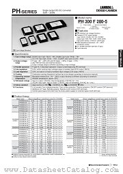 PH300F280-24 datasheet pdf DENSEI-LAMBDA
