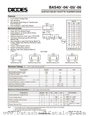 BAS40-06 datasheet pdf Diodes