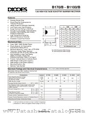 B180B datasheet pdf Diodes