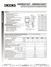 MBRB2070CT datasheet pdf Diodes