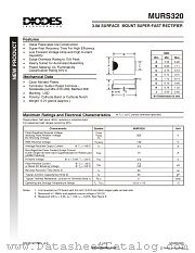 MURS320 datasheet pdf Diodes