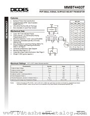 MMBT4403T datasheet pdf Diodes
