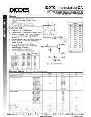 DDTC114WCA datasheet pdf Diodes