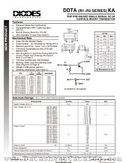 DDTA114YKA datasheet pdf Diodes