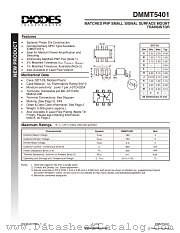 DMMT5401 datasheet pdf Diodes