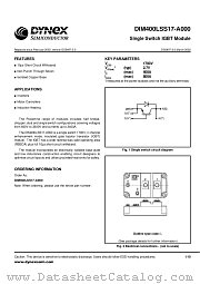 DIM400LSS17-A000 datasheet pdf Dynex Semiconductor