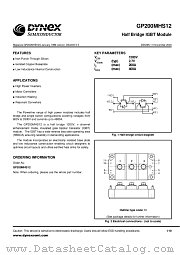 GP200MHS12 datasheet pdf Dynex Semiconductor