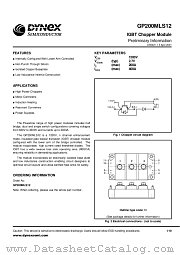 GP200MLS12 datasheet pdf Dynex Semiconductor