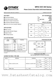 MP03XXX300 datasheet pdf Dynex Semiconductor