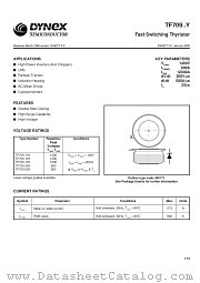 TF709 datasheet pdf Dynex Semiconductor
