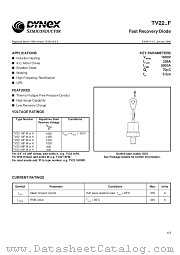 TV2214FK datasheet pdf Dynex Semiconductor