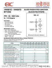 BY133G datasheet pdf EIC discrete Semiconductors