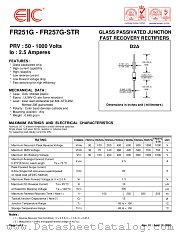 FR253G datasheet pdf EIC discrete Semiconductors
