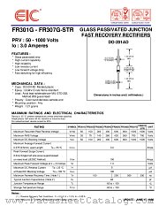 FR303G datasheet pdf EIC discrete Semiconductors