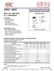 GRN5 datasheet pdf EIC discrete Semiconductors