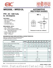 MR2504L datasheet pdf EIC discrete Semiconductors