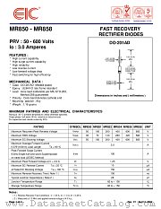 MR850 datasheet pdf EIC discrete Semiconductors