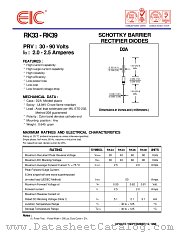RK33 datasheet pdf EIC discrete Semiconductors