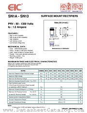 SN1G datasheet pdf EIC discrete Semiconductors