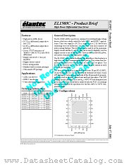 EL1503C datasheet pdf Elantec Semiconductor