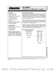 EL2002CN datasheet pdf Elantec Semiconductor