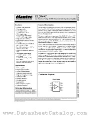 EL2044C datasheet pdf Elantec Semiconductor