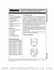 EL2180CS datasheet pdf Elantec Semiconductor