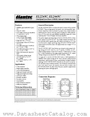 EL2245C datasheet pdf Elantec Semiconductor