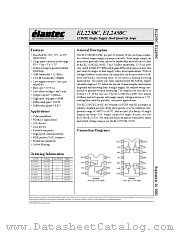 EL2250CN datasheet pdf Elantec Semiconductor