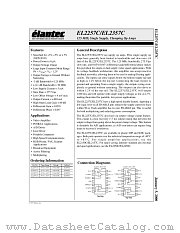 EL2257C datasheet pdf Elantec Semiconductor