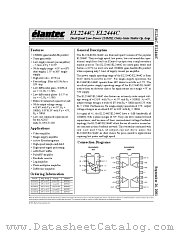 EL2244C datasheet pdf Elantec Semiconductor