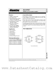EL5192CS-T7 datasheet pdf Elantec Semiconductor