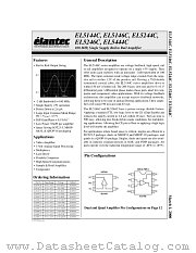 EL5444CU datasheet pdf Elantec Semiconductor