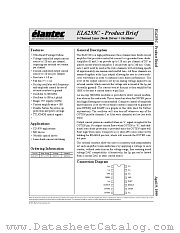 EL6253C datasheet pdf Elantec Semiconductor