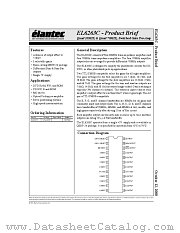 EL6263C datasheet pdf Elantec Semiconductor