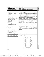 EL7457C datasheet pdf Elantec Semiconductor
