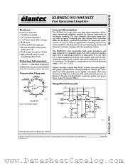 ELH0032G/883B datasheet pdf Elantec Semiconductor