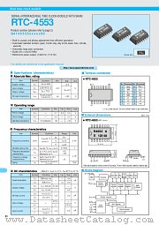 RTC-4553 datasheet pdf Epson Company