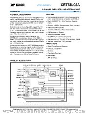 XRT73L02A datasheet pdf Exar