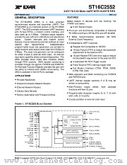 ST16C2552 datasheet pdf Exar