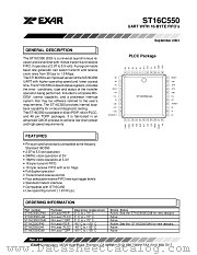 ST16C550 datasheet pdf Exar